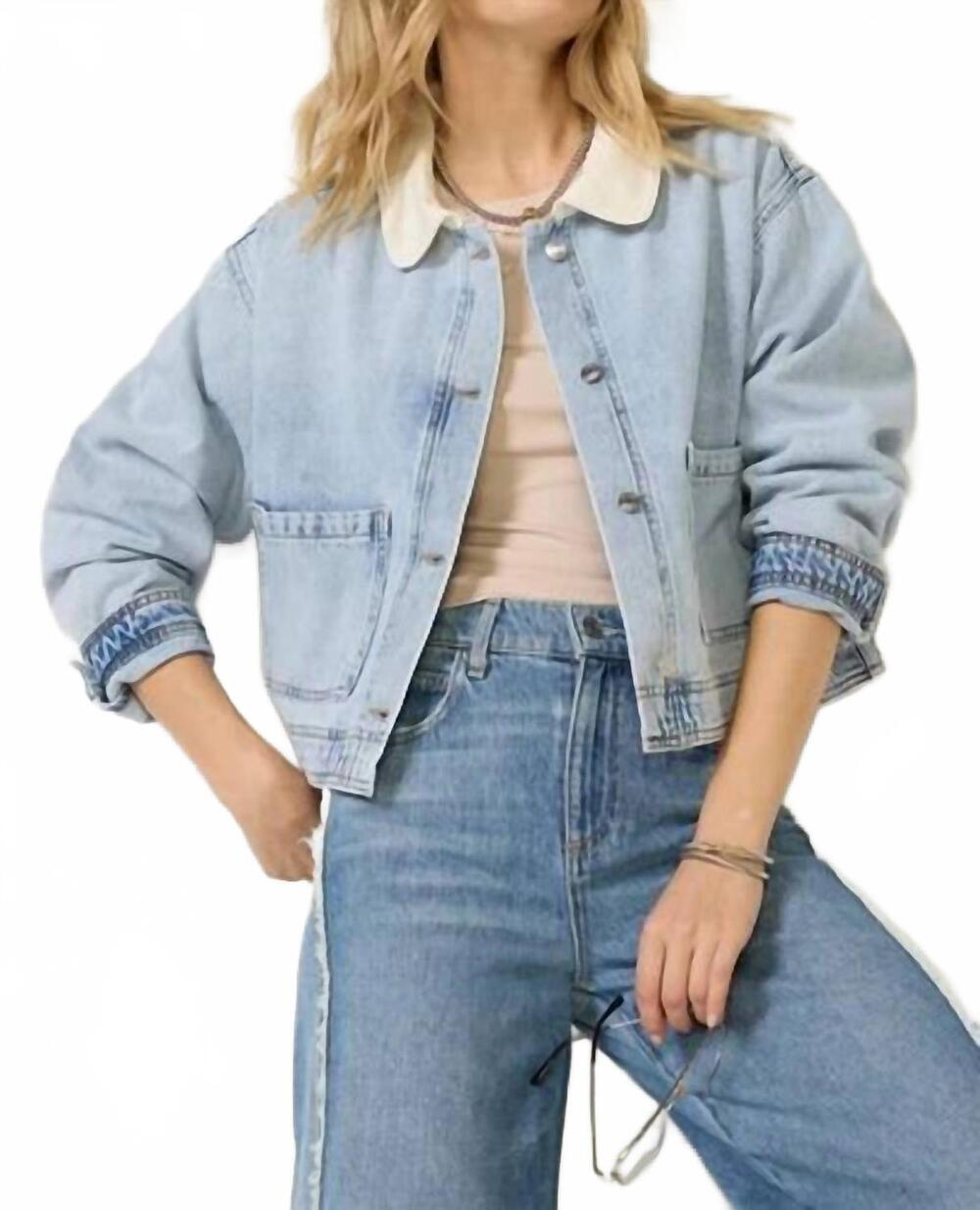NEW LE JEAN cora jacket in wildfree